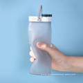 Silicone Outdoor Sports Leakproof Collapsible Water Bottle